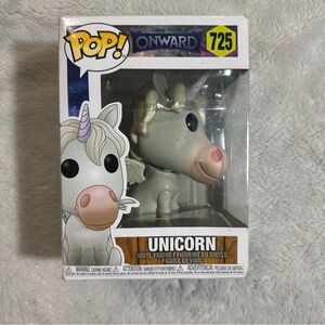 Funko Onward Unicorn Vinyl Figure with White and Pink Accents